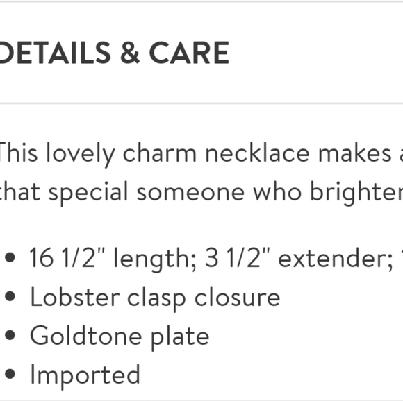 STELLA + RUBY Love Charm Necklace - Picture 2 of 6